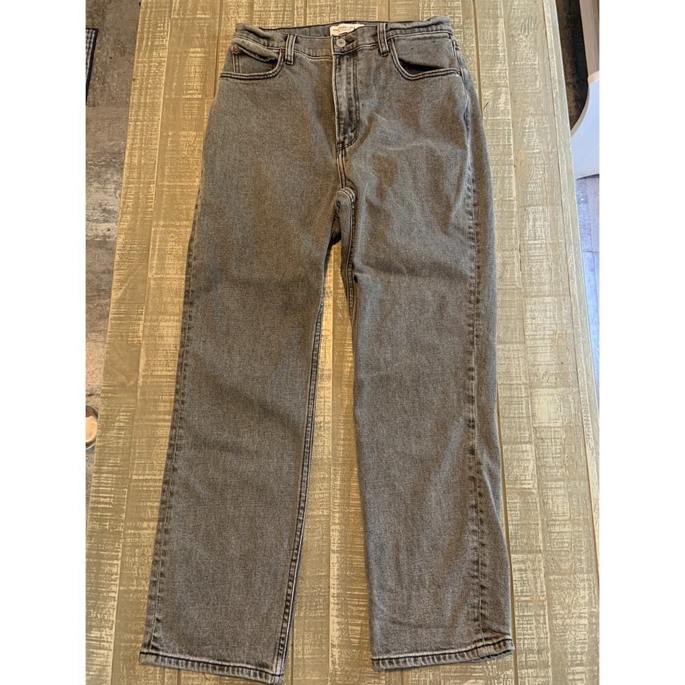 Abercrombie & Fitch Gray Ankle Jeans